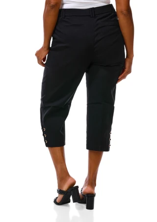 Thumbnail 2: Zac & Rachel Women's Plus Slim Crop Pants 