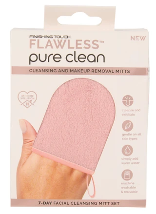 Thumbnail 1: FLAWLESS Pure Clean Cleansing & Makeup Removal Mitts  
