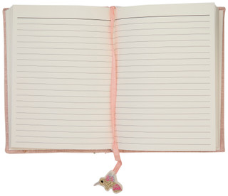 Thumbnail 2: GO HOME Beaded Hummingbird Fabric Journal 
