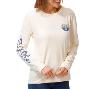 Thumbnail 2: Salt Life Women's Long Sleeve Daily Wave Tee 