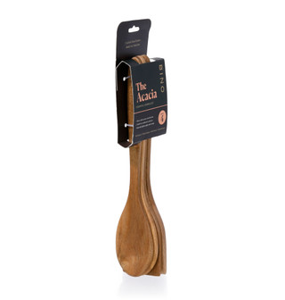 Thumbnail 2: Bino 4-Piece Acacia Cooking Utensil Set 