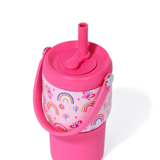 Thumbnail 4: GOURMET HOME PRODUCTS 14-Oz Tumbler with Handle and Silicone Boot 