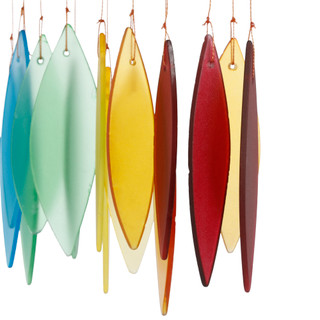 Thumbnail 2: SUNSET VISTA DESIGNS Sea Glass Wind Chime 