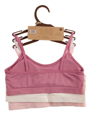 Thumbnail 2: BEARPAW Girls' 3-Pack Seamless Bralettes 