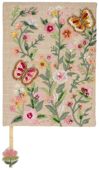Thumbnail 1: GO HOME 6 x 8 Embroidered Cover Notebook 