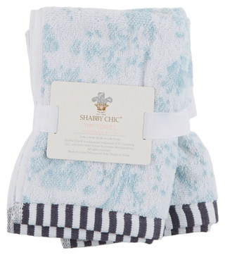 Thumbnail 1: SHABBY CHIC 2 Pk Terry Cotton Washcloths 