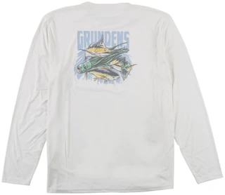 Thumbnail 2: GRUNDENS Men's Long Sleeve We Are Salt Tech Tee 