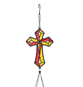 Thumbnail 3: SUNSET VISTA DESIGNS 39-Inch Cross Wind Chime 