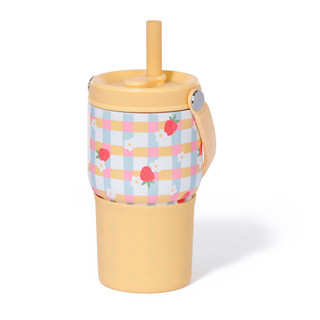 Thumbnail 2: GOURMET HOME PRODUCTS 14 Oz Tumbler with Lid, Handle & Silicone Boot 