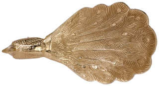 Thumbnail 3: THREE HANDS CORP. Peacock Decorative Platter 