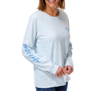 Thumbnail 2: Salt Life Women's Long Sleeve By the Seashore Tee 