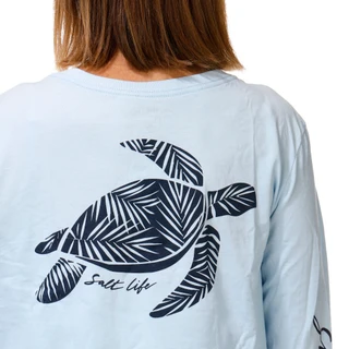 Thumbnail 3: Salt Life Women's Long Sleeve Sea Cruiser Cropped Tee 