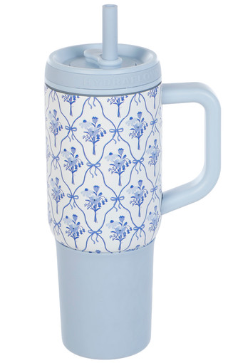 Thumbnail 1: GOURMET HOME PRODUCTS 30 oz. Handled Tumbler with Silicone Boot 