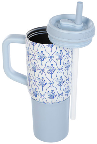 Thumbnail 3: GOURMET HOME PRODUCTS 30 oz. Handled Tumbler with Silicone Boot 