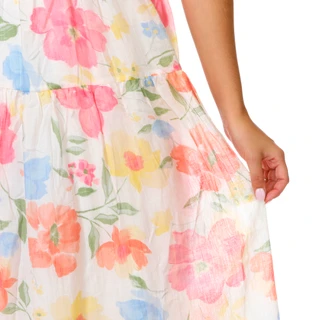 Thumbnail 3: Trixxi Juniors Sleeveless Corset Gauze Dress 