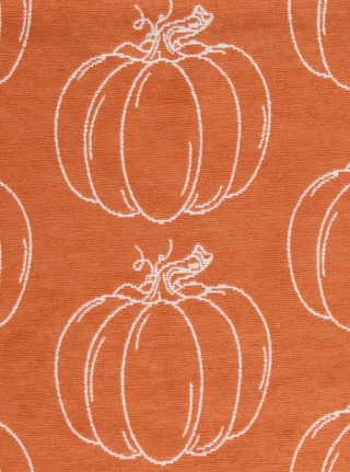 Thumbnail 2: Dream Home 16X80 Pumpkin Chenille Jacquard Table Runner 