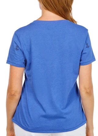 Thumbnail 2: Wild Fox Women's Avery V-Neck Tee 