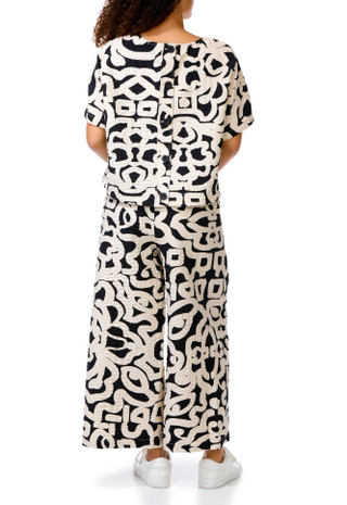 Thumbnail 4: Adrianna Papell Women's Crinkle Woven 2-Piece Pant Set 