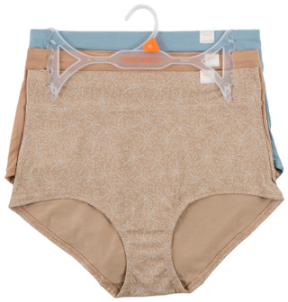 Thumbnail 1: Warner's 3 Pk High Waist Cotton Brief Panties 