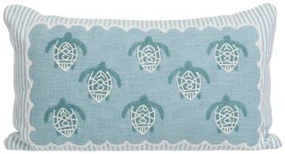 Thumbnail 1: LINENANDOBJECT 14 x 24 Sea Turtle Decorative Pillow 