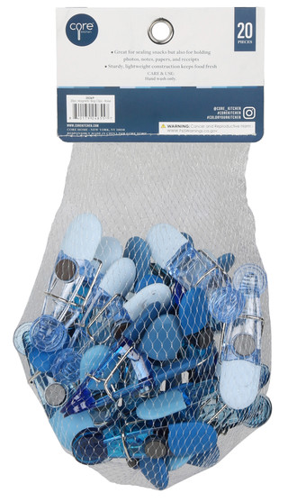 Thumbnail 2: CORE HOME 20-Piece Magnetic Bag Clip Set 