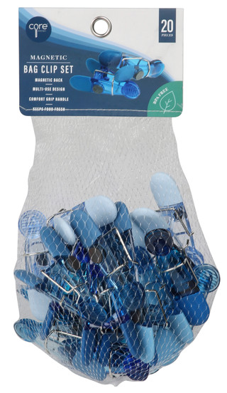 Thumbnail 1: CORE HOME 20-Piece Magnetic Bag Clip Set 