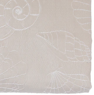 Thumbnail 3: Caribbean Joe Turtle Bay Jacquard Shower Curtain 