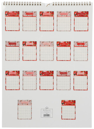 Thumbnail 2: Kate Windgate 17-Month Hanging Wall Calendar 