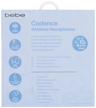 Thumbnail 2: Bebe Cadence Wireless Headphones 