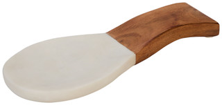 Thumbnail 1: GO HOME Wood & Marble Spoon Rest 
