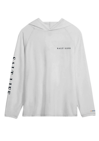 Thumbnail 1: Salt Life Boys' Long Sleeve Tuna Tournament Hood Shirt 