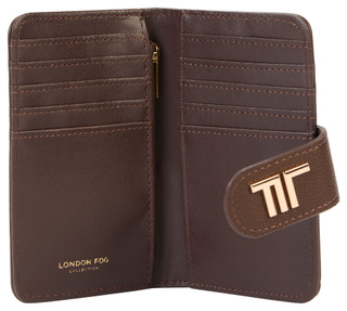 Thumbnail 2: London Fog Wendy Card Organizer with Logo Tab 