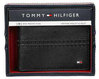 Thumbnail 1: Tommy Hilfiger Men's RFID Leather Passcase Wallet 