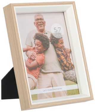 Thumbnail 2: ENCHANTE 5x7 Wood Photo Frame 