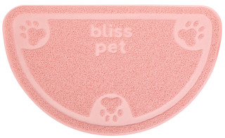 Thumbnail 1: Bliss Half Moon Pet Bowl Mat 