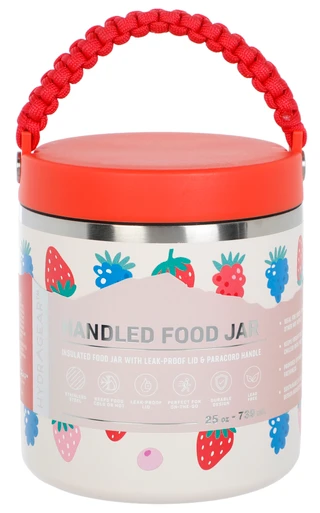 Thumbnail 1: Hydragear 25-Oz. Insulated Food Jar with Paracord Handle 