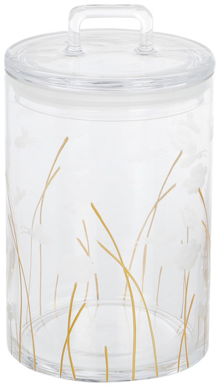 Thumbnail 3: ARTISAN ROW 40-Oz. Etched Glass Storage Jar 
