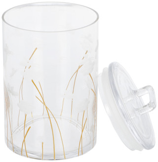 Thumbnail 1: ARTISAN ROW 40-Oz. Etched Glass Storage Jar 