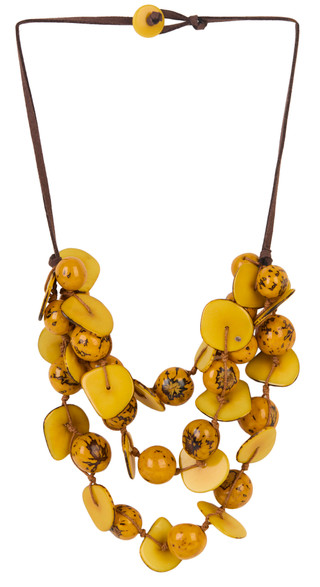 Thumbnail 1: TAGUA Gisell Organic Tagua Necklace 
