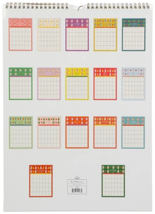 Thumbnail 2: Kate Windgate 17-Month Hanging Wall Calendar 