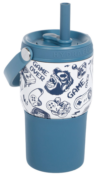 Thumbnail 1: GOURMET HOME PRODUCTS 14 oz Tumbler with Lid, Handle & Silicone Boot 