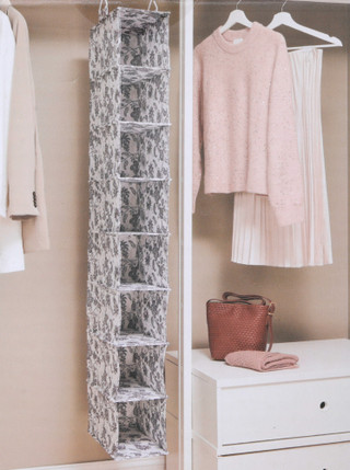 Thumbnail 2: Martha Stewart 8-Shelf Hanging Closet Organizer 