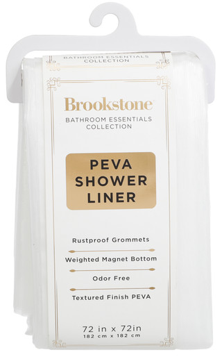 Thumbnail 1: Brookstone PEVA Shower Liner 