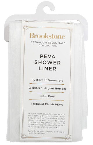 Thumbnail 2: Brookstone PEVA Shower Liner 