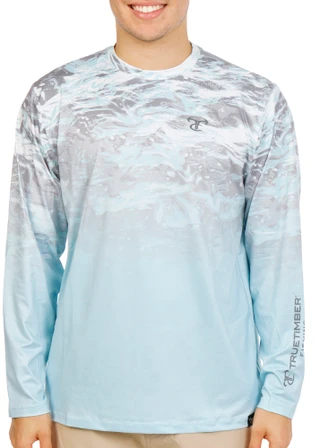 Thumbnail 1: TRUE TIMBER Men's Long Sleeve Performance Printed Tee 