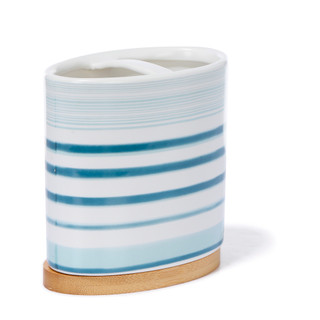 Thumbnail 3: Panama Jack 5 in Stripe Toothbrush Holder 