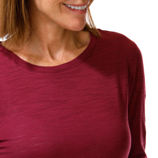 Thumbnail 3: Blue Sol Women's Long Sleeve Scoop Luxey Tee 
