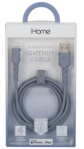 Thumbnail 1: Ihome 4-Foot Lightning to USB-A Cable 