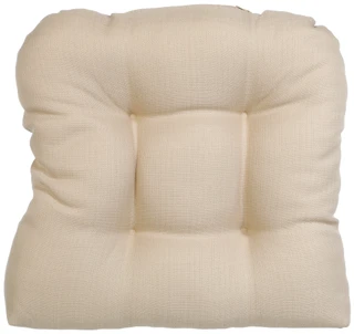 Thumbnail 3: Home Fashion 2-Piece Tufted U-Shaped Chair Cushion Set 