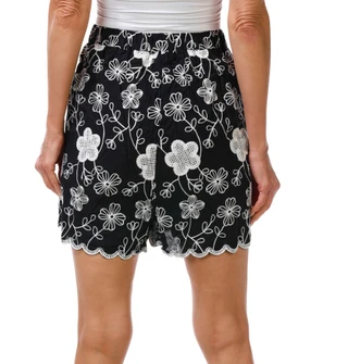 Thumbnail 3: Ellen Tracy Women's Marshmallow Leaf  Shorts  